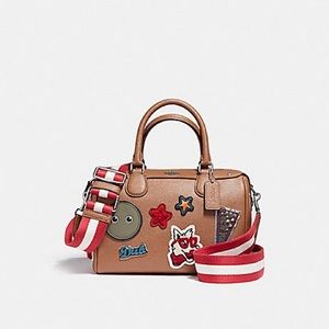 Coach Mini Bennett Satchel in Crossgrain Leather